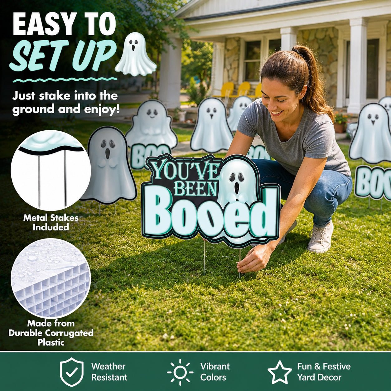 You've Been Booed - Ghostly Halloween Party - 11 Pieces - Boogram