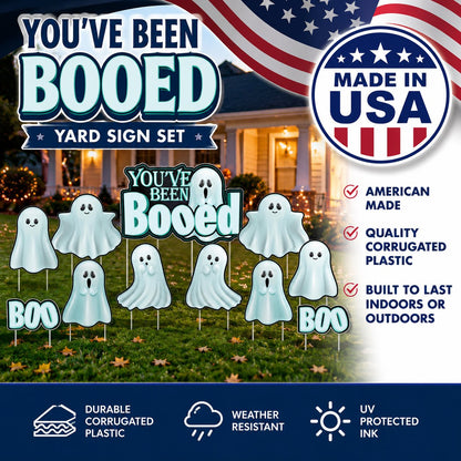 You've Been Booed - Ghostly Halloween Party - 11 Pieces - Boogram