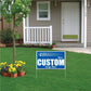 16"x26" Polybag Yard Signs with Wire U Frame