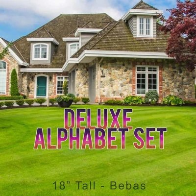 18" Bebas 'Desert Sunset' Deluxe Alphabet Set - 130 pcs