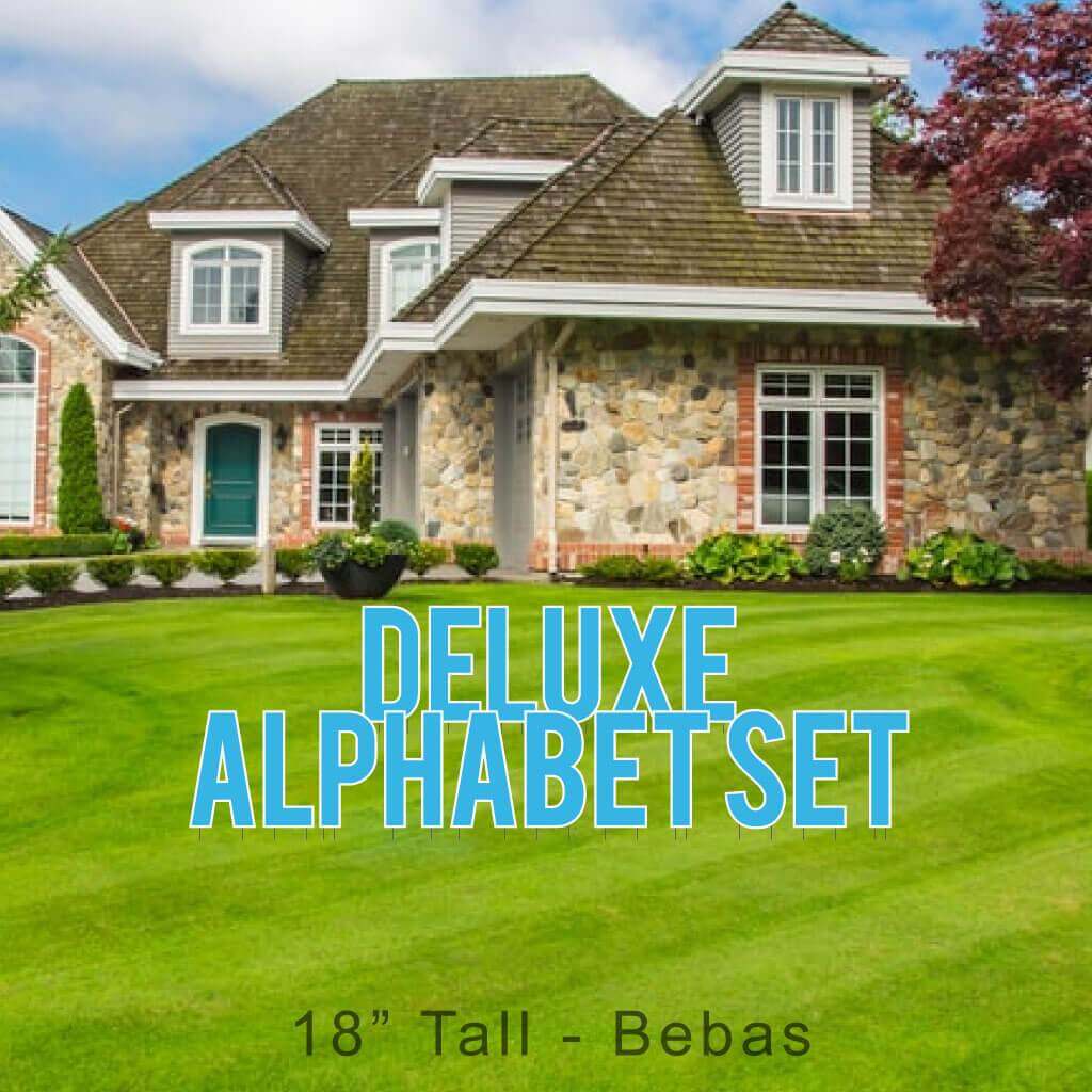 18" Bebas Solid Color Deluxe Alphabet Set - 130 pcs