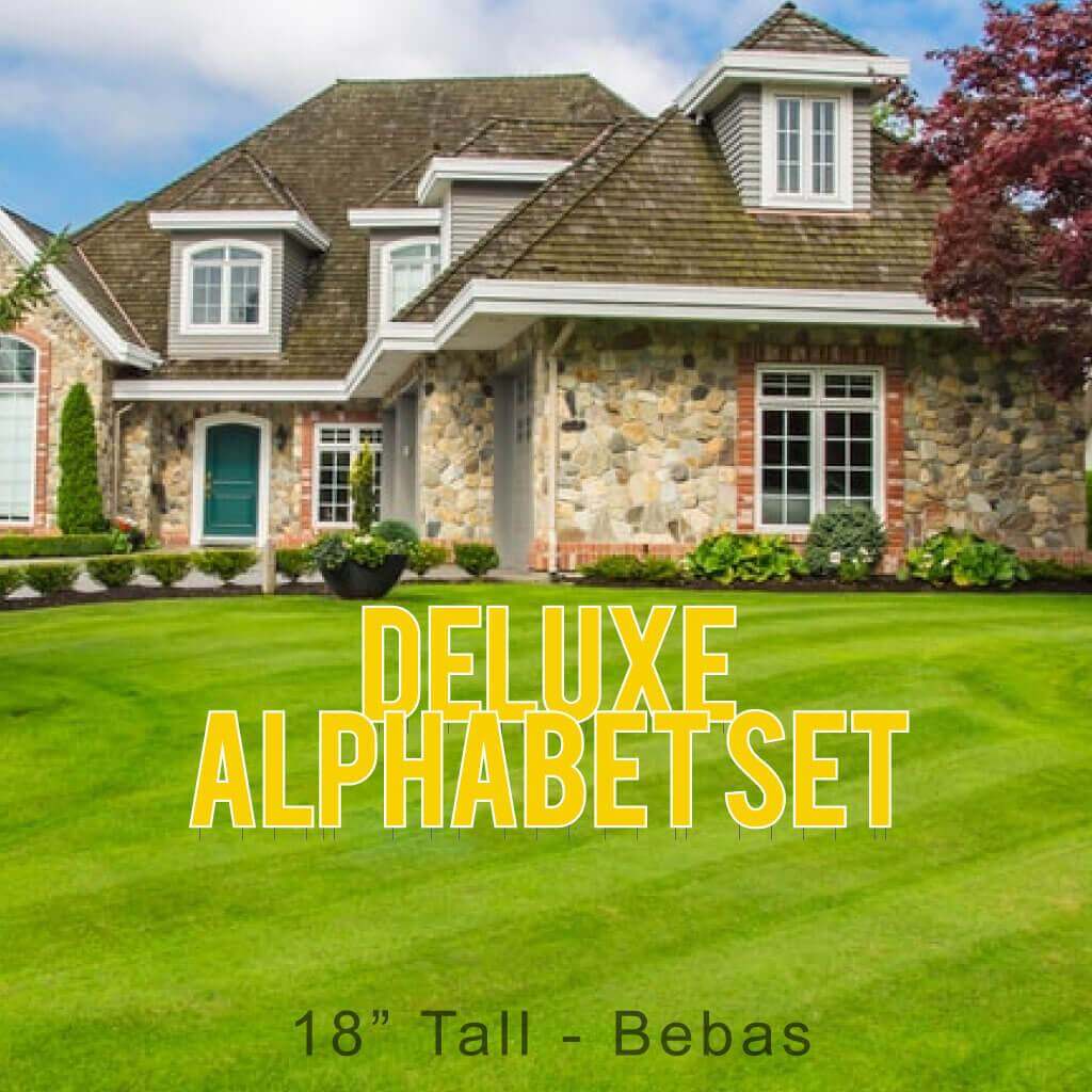 18" Bebas Solid Color Deluxe Alphabet Set - 130 pcs