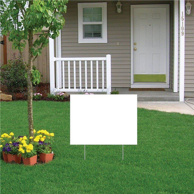 18"x24" Blank Yard Signs Corrugated Plastic VictoryStore