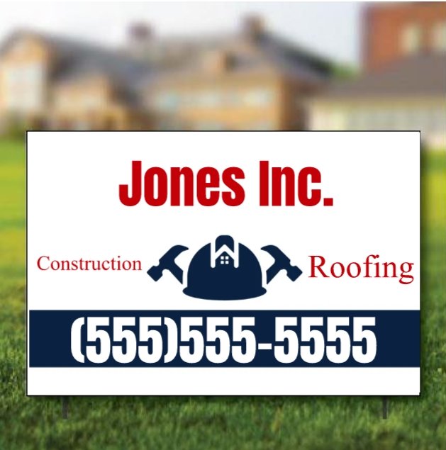 Contractor Yard Signs | VictoryStore.com