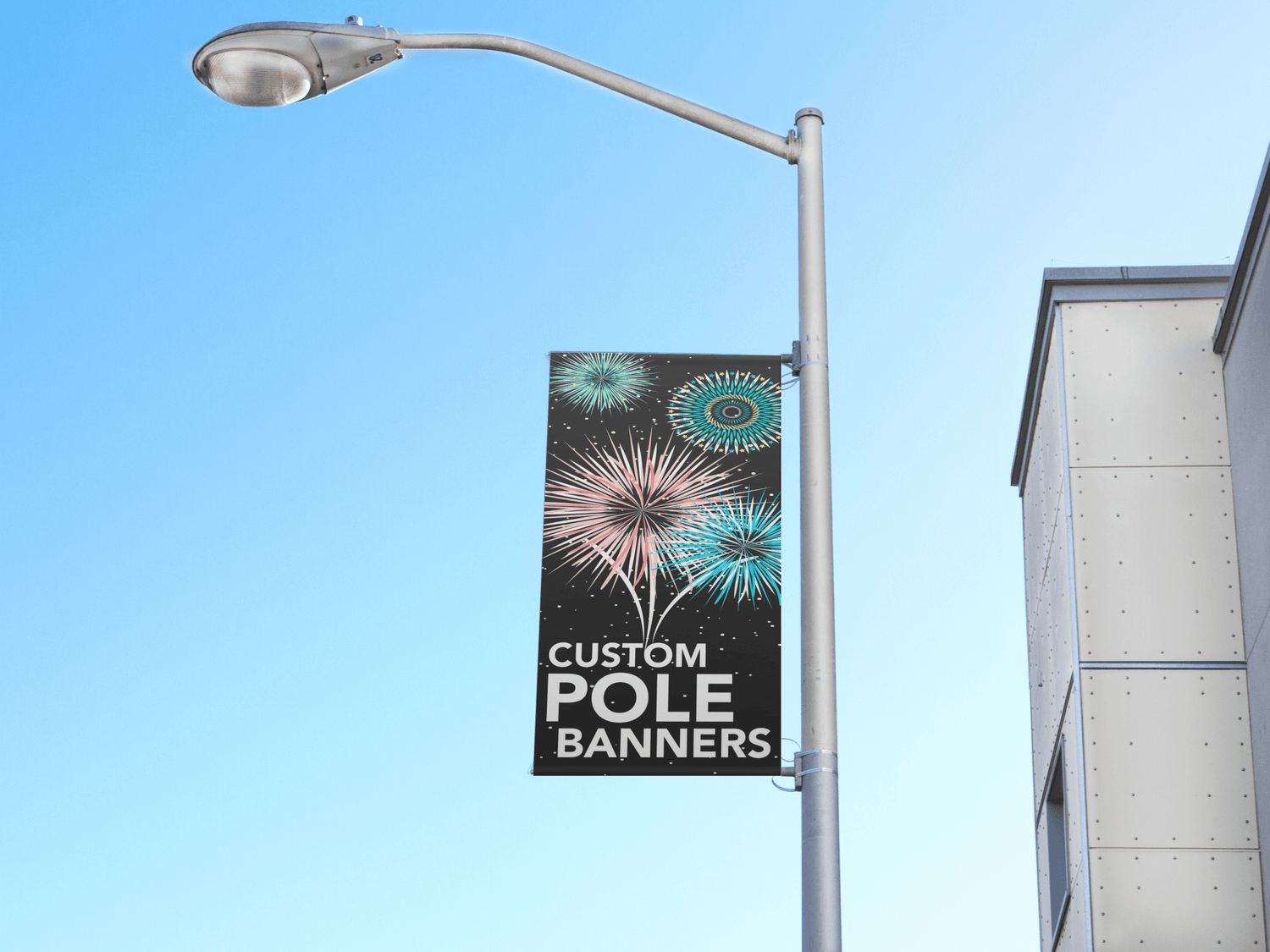 custom pole banner