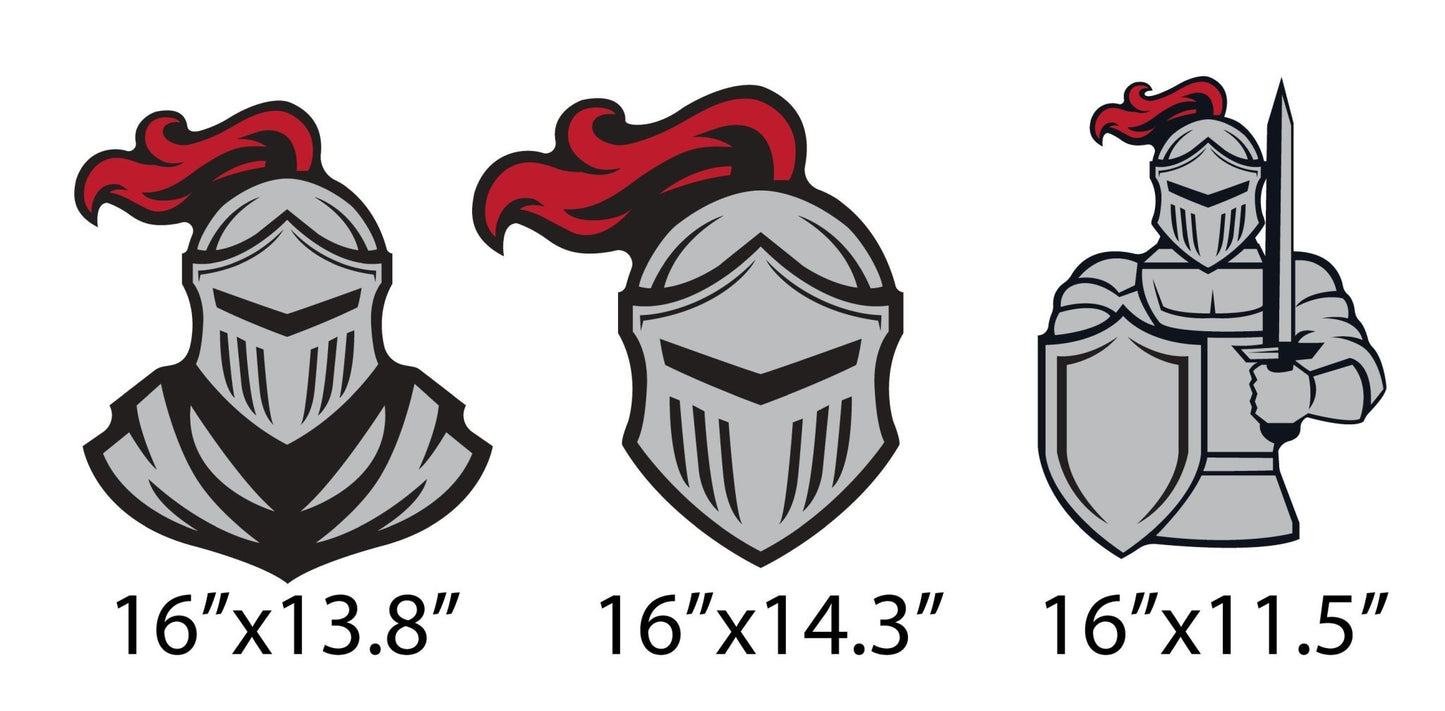 knight mascot accessory set