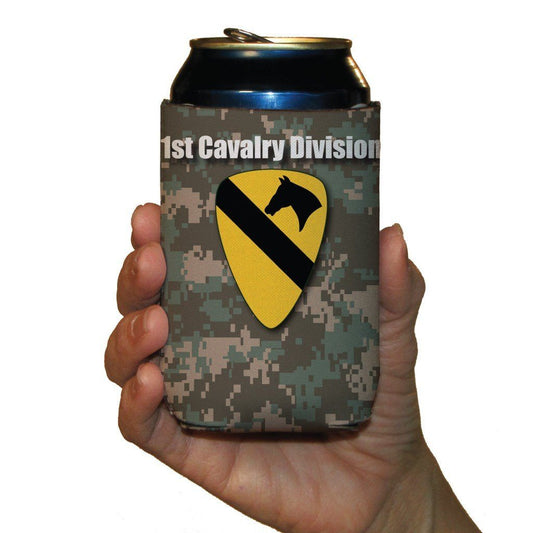Military 1st Cavalry Division Can Cooler Set of 6 - 6 Designs - FREE SHIPPING