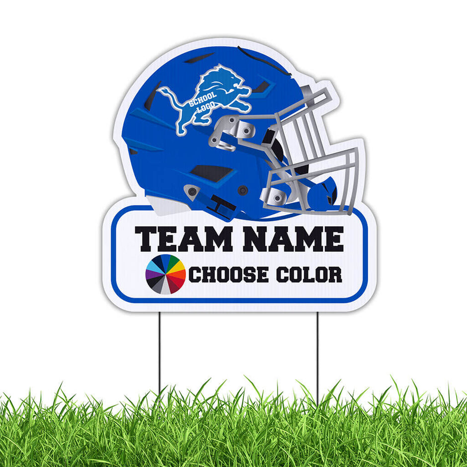 Custom Team Yard Signs Personalize with Player and Team Names