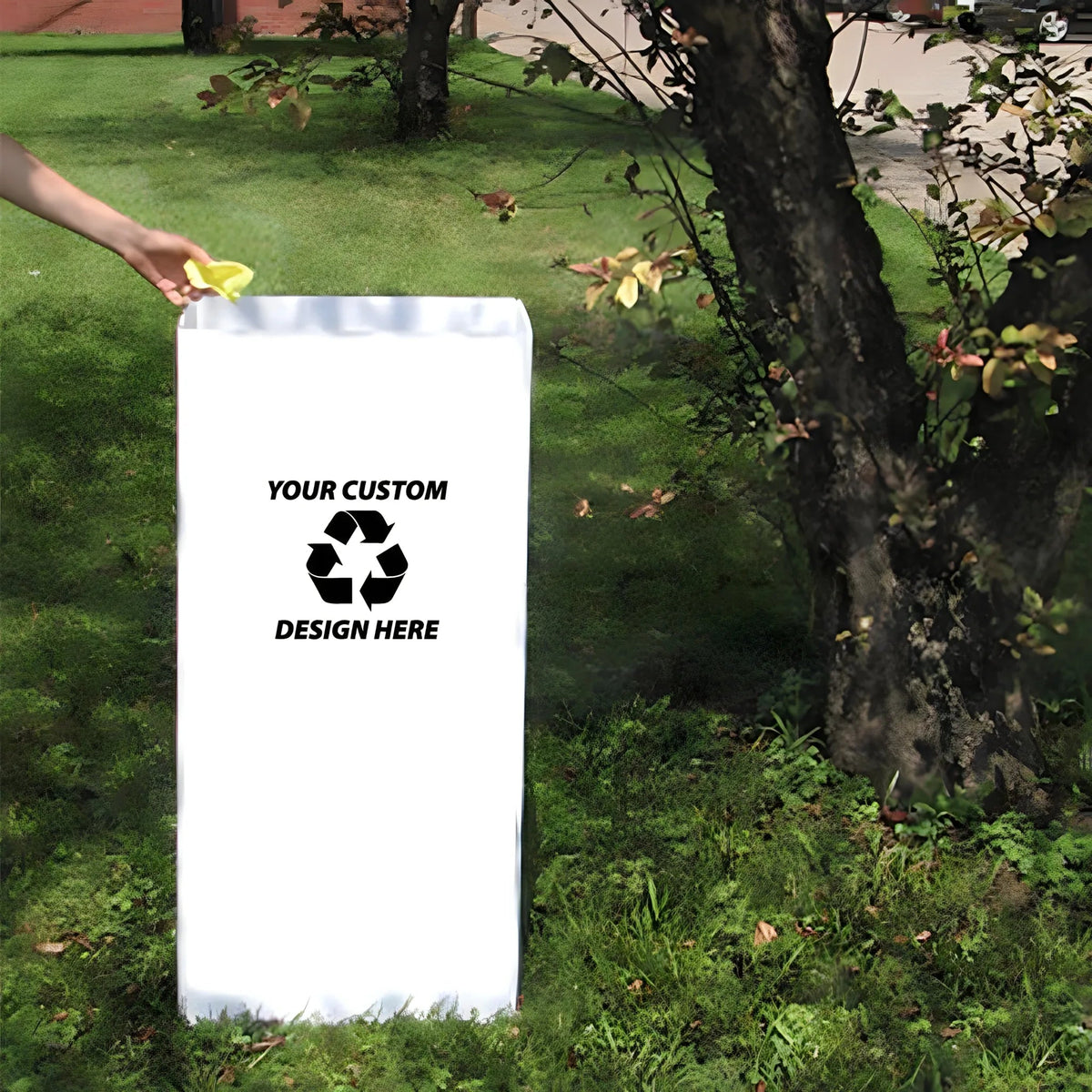 Custom Event Garbage Can 22.6 Gallon Custom Disposable Trash Can – VictoryStore.com