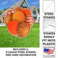 23.5" Orange Balloon Bouquets EZ Filler Yard Cards Set