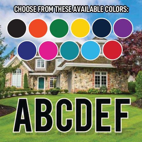 24" Bebas Solid Color Alphabet Set Yard Letter Set - 26 pcs