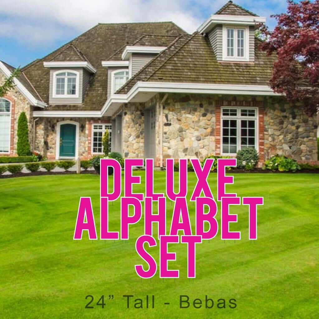 24" Bebas Solid Color Deluxe Alphabet Set - 130 pcs
