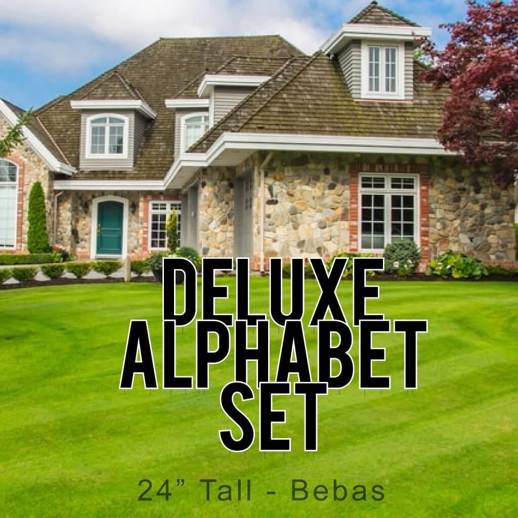 24" Bebas Solid Color Deluxe Alphabet Set - 130 pcs