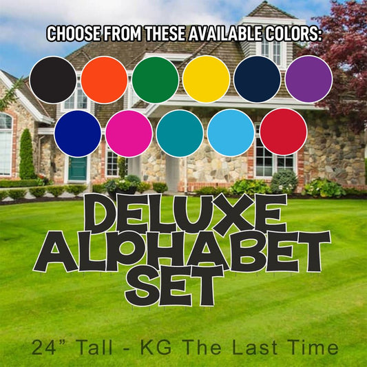 24" KG The Last Time Solid Color Deluxe Alphabet Set - 130 pcs