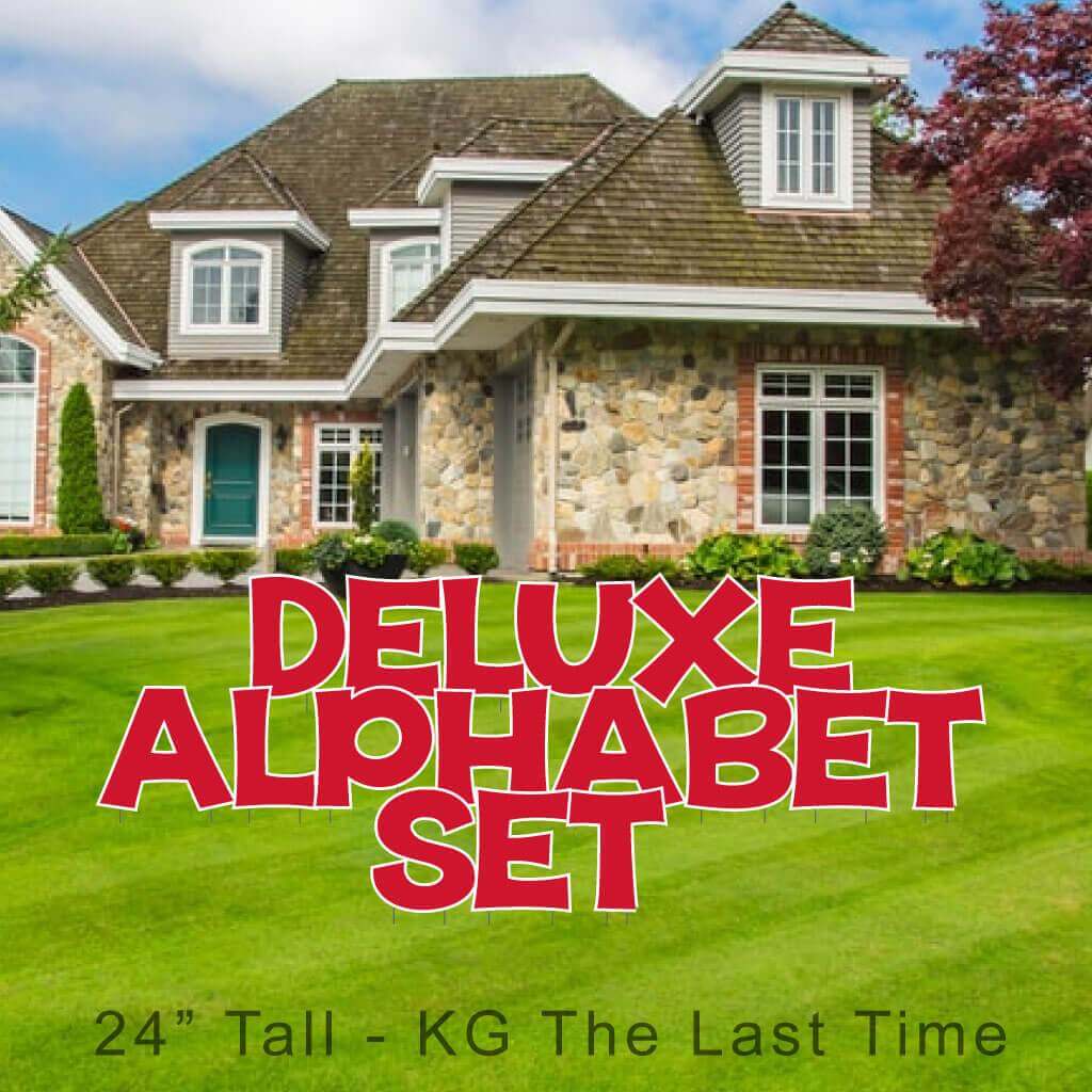 24" KG The Last Time Solid Color Deluxe Alphabet Set - 130 pcs