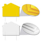 House 4mm Corrugated Plastic Yard Sign Blank - White or Yellow