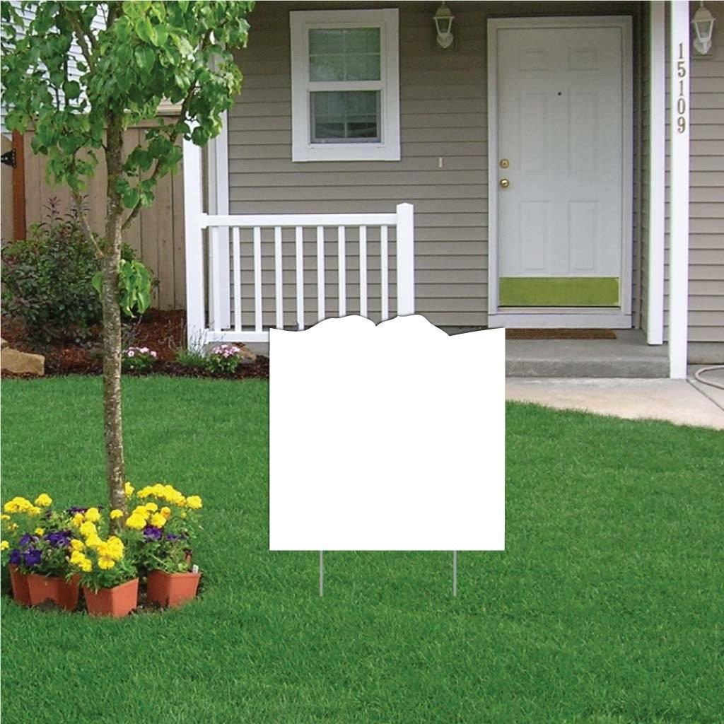 Knuckles Touch 4 mil Corrugated Plastic Yard Sign Blank