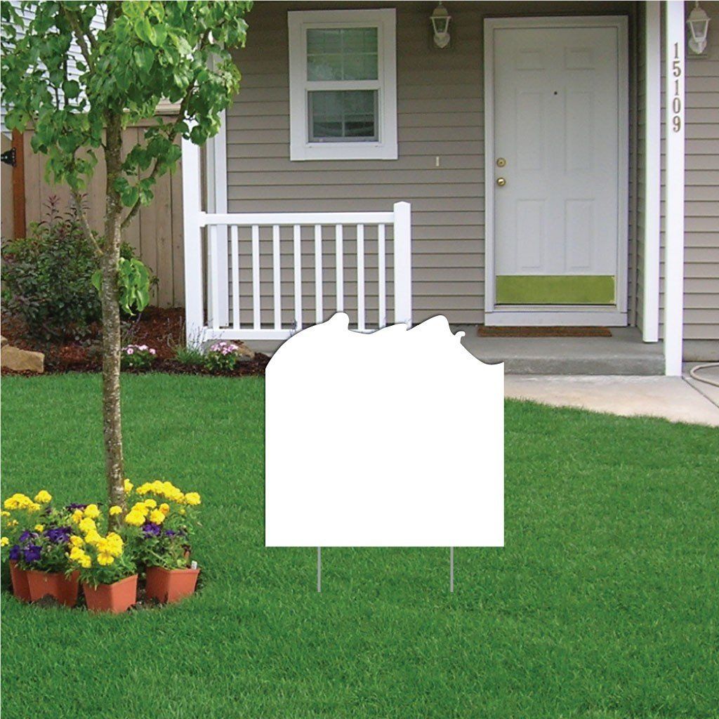 Net Buster Volleyball 4 mil Corrugated Plastic Yard Sign Blank