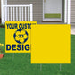 2'x2' 4mm Corrugated Plastic Blank Yard Signs - White or Yellow