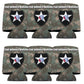 Military 2nd Infantry Division Can Cooler Set of 6 - 6 Designs - FREE SHIPPING