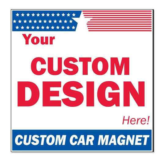 Custom Car Magnet 24"x24" (Pair)