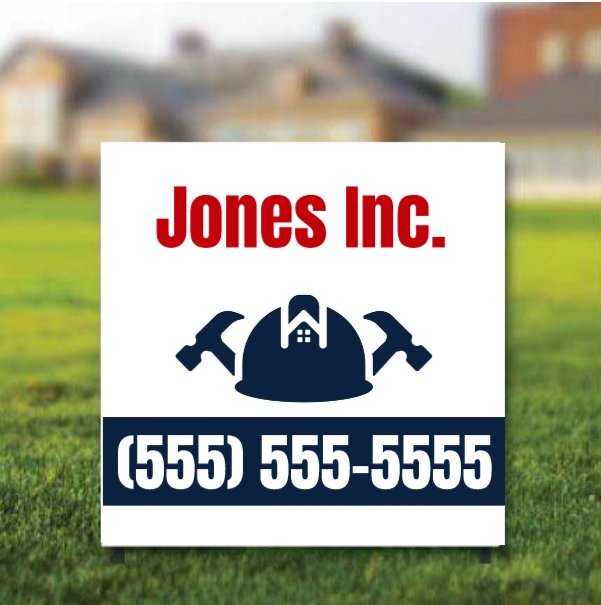 Contractor Yard Signs | 2'x2' | VictoryStore – VictoryStore.com