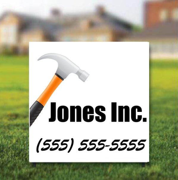 Contractor Yard Signs | 2'x2' | VictoryStore – VictoryStore.com