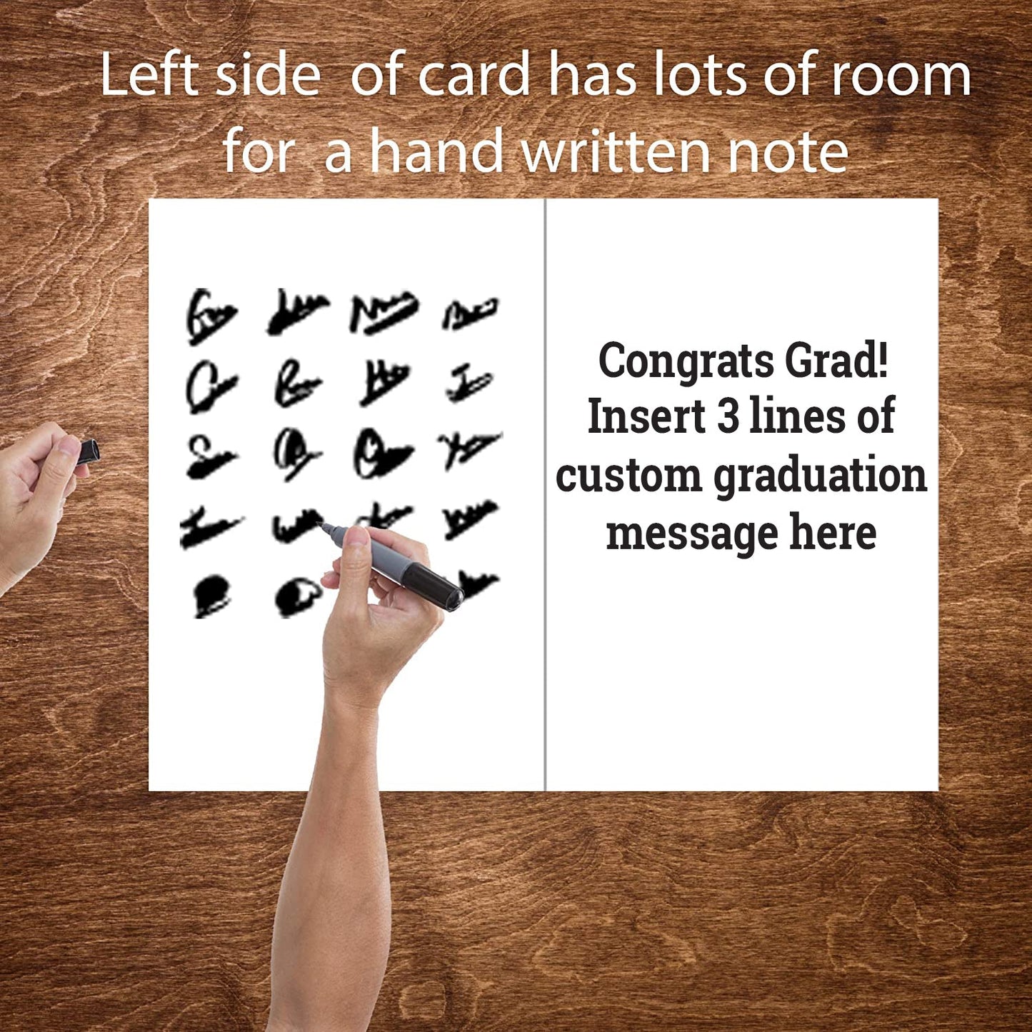 2'x3' Giant Congrats Graduate Photo Frame Greeting Card