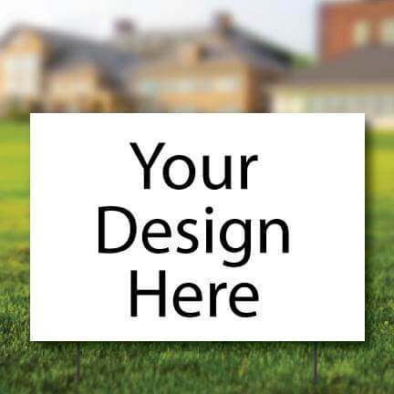 2'x3' Design Your Own Corrugated Plastic Yard Signs