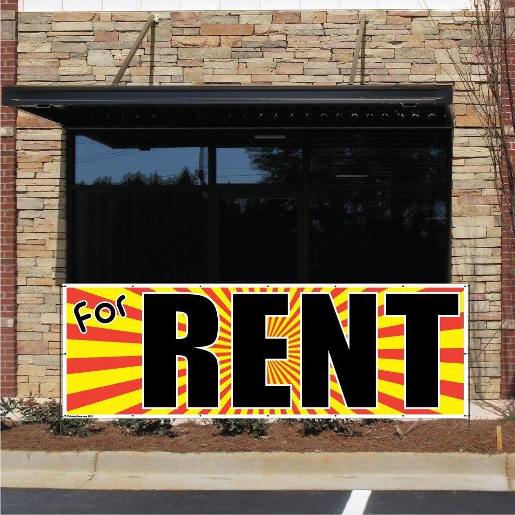 For Rent Vinyl Banner with Grommets | VictoryStore – VictoryStore.com
