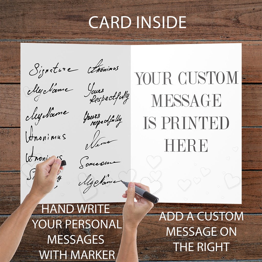 3' Custom Valentine's Day Card | 10 Photos w/ Personalized Inside Text