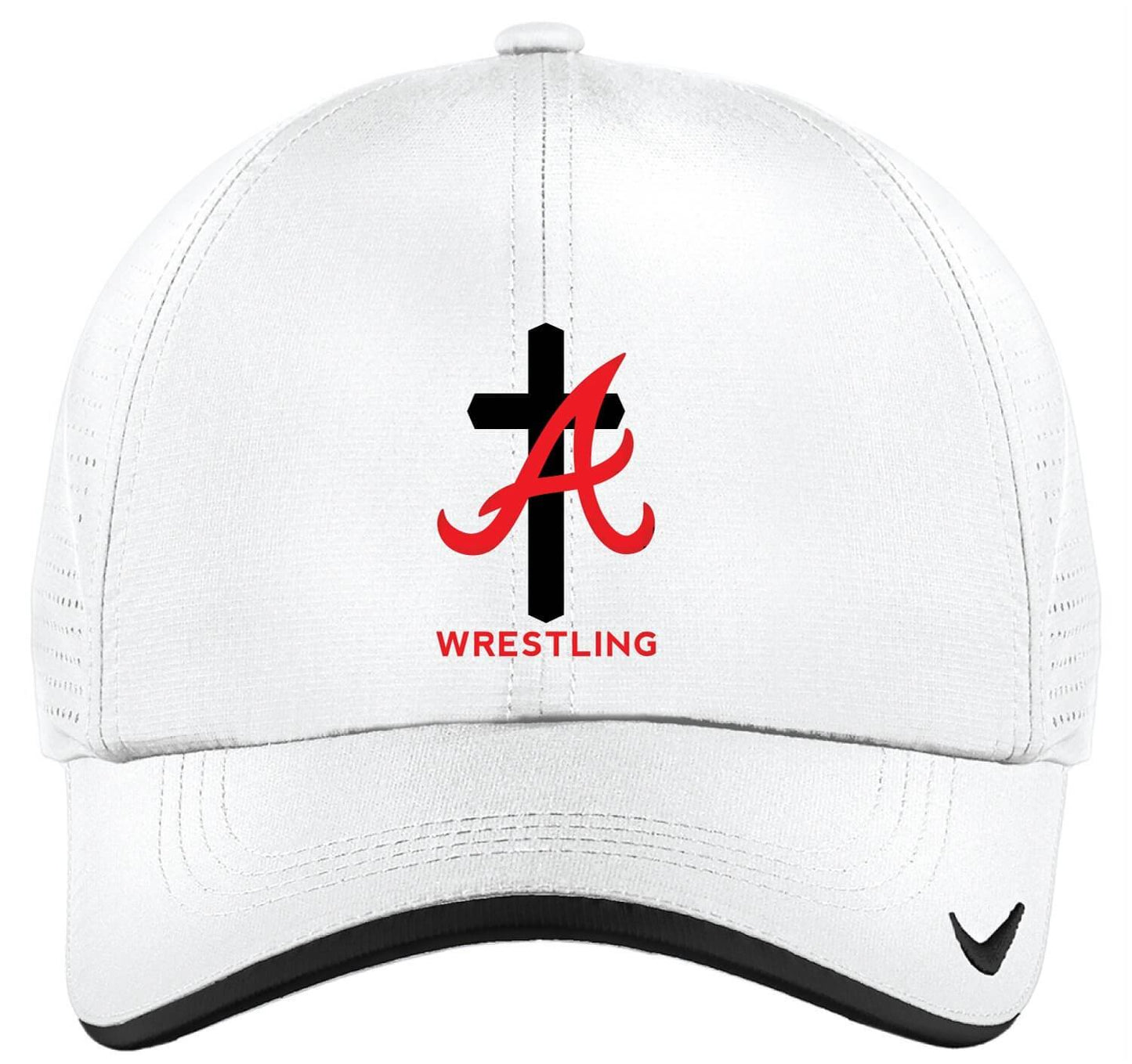 Assumption Wrestling Nike Swoosh Adjustable Back Dri-FIT Hat