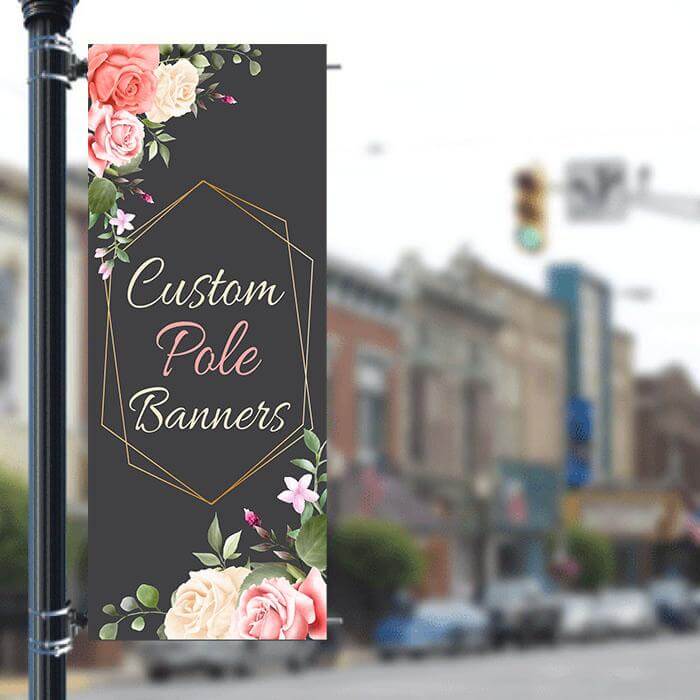 custom pole banners