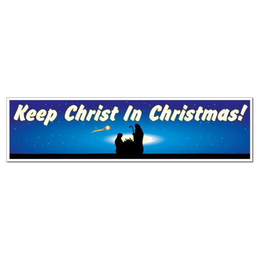 Keep Christ in Christmas (Nativity) Bumper Magnet - FREE SHIPPING