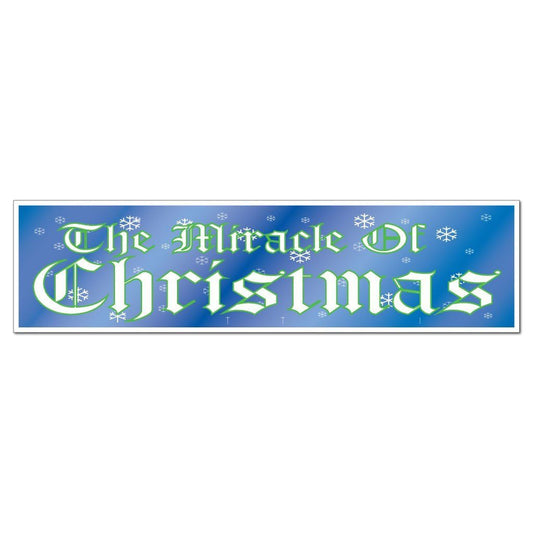 The Miracle of Christmas Bumper Magnet (Pair) - FREE SHIPPING