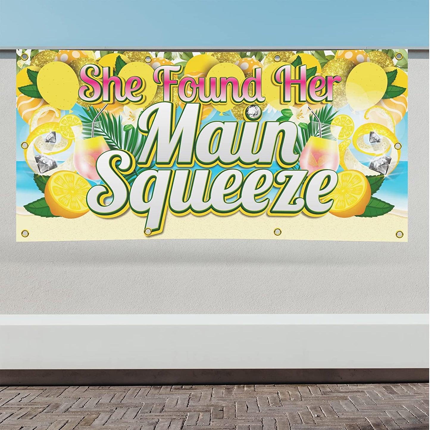 3'x6' She Found Her Main Squeeze Bachelorette Banner