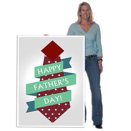 4' Tall Design Your Own Giant Father's Day Cards