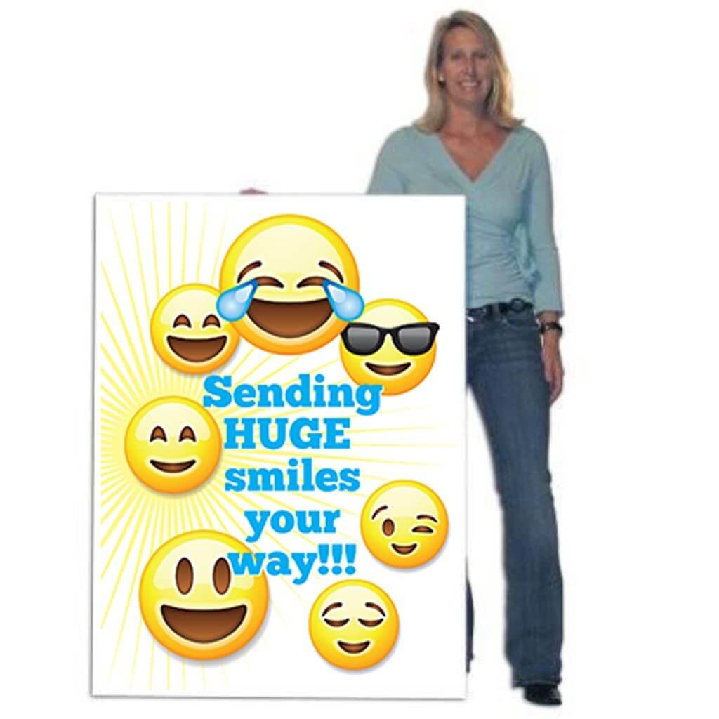 4' Tall Design Your Own Giant Get Well Card