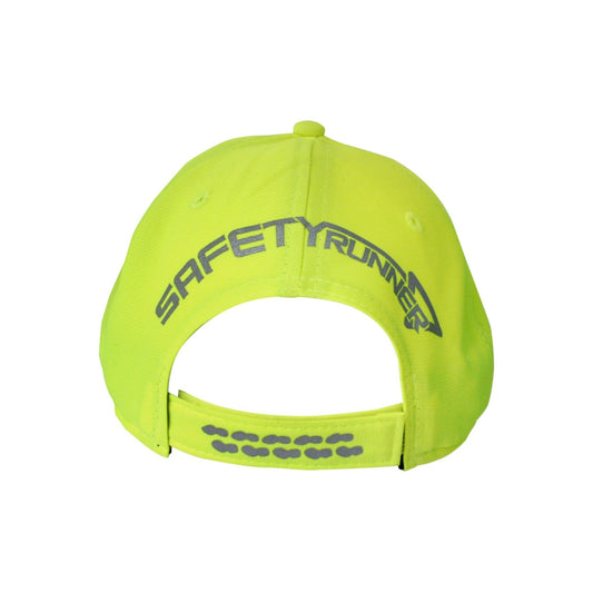 Safety Runner High Visibility Running Cap with Headlamps