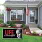 Life Is Beautiful Yard Sign- ProLife 2-Pack 12"x24" Corrugated Plastic - FREE SHIPPING
