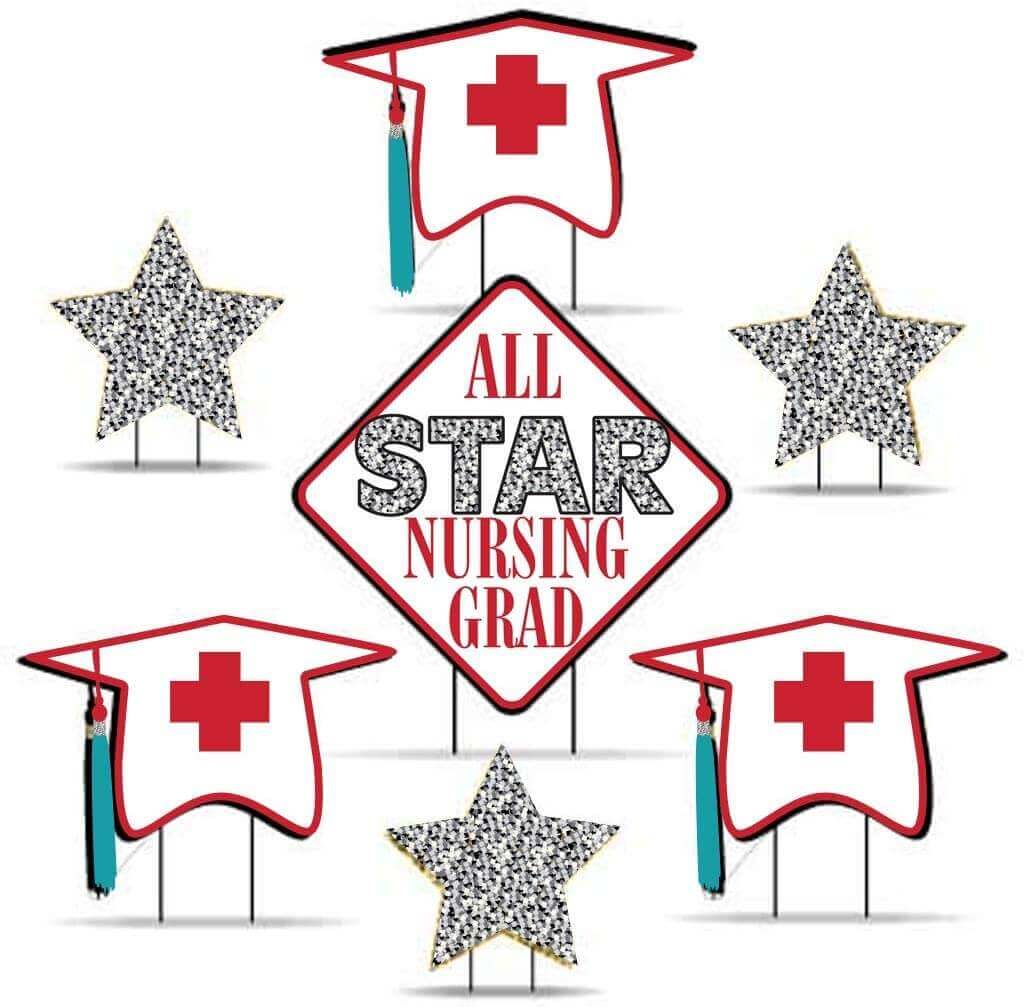 All Star Nursing Grad Yard Card | VictoryStore VictoryStore.com All Star Nursing Grad Yard Card | VictoryStore VictoryStore.com