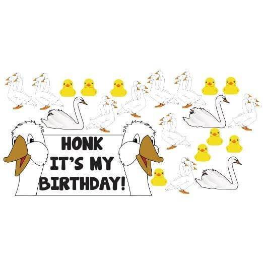 Birthday Yard Decoration - Honk It's My Birthday - FREE SHIPPING