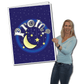 Moon and Stars "Prom?" - 2'x3' Giant Promposal Greeting Card with