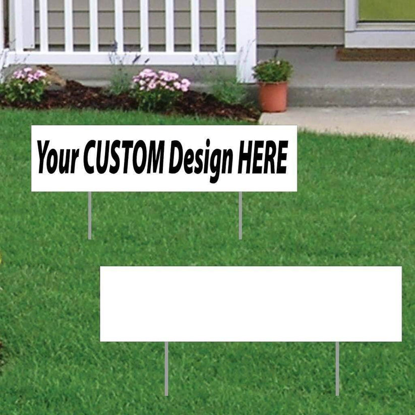 Yard Sign Blanks 6"x24" Corrugated Plastic