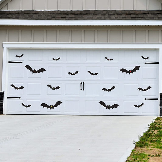 garage door halloween bat magnets