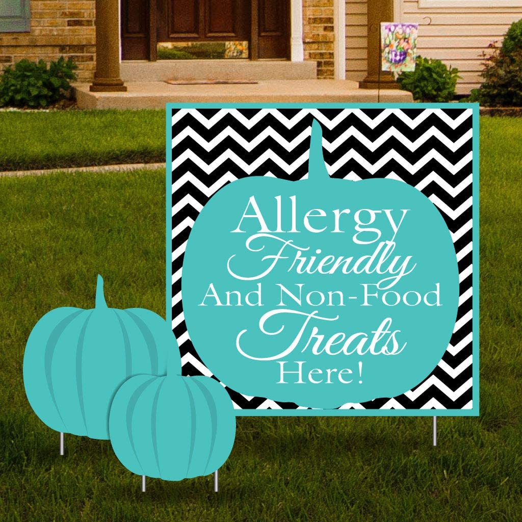 allergy friendly treat yard sign