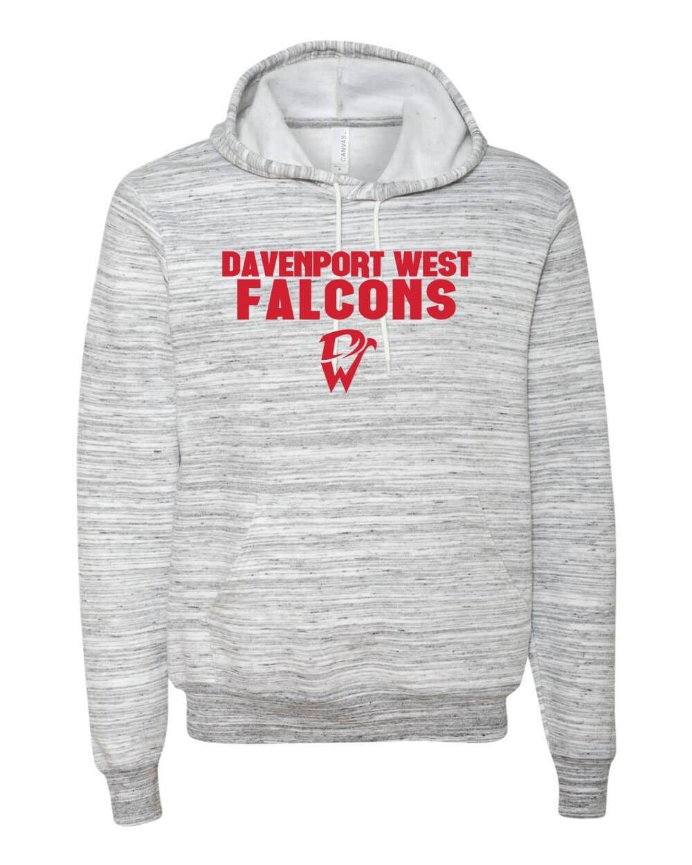 Davenport West Track and Field Marble Hoodie