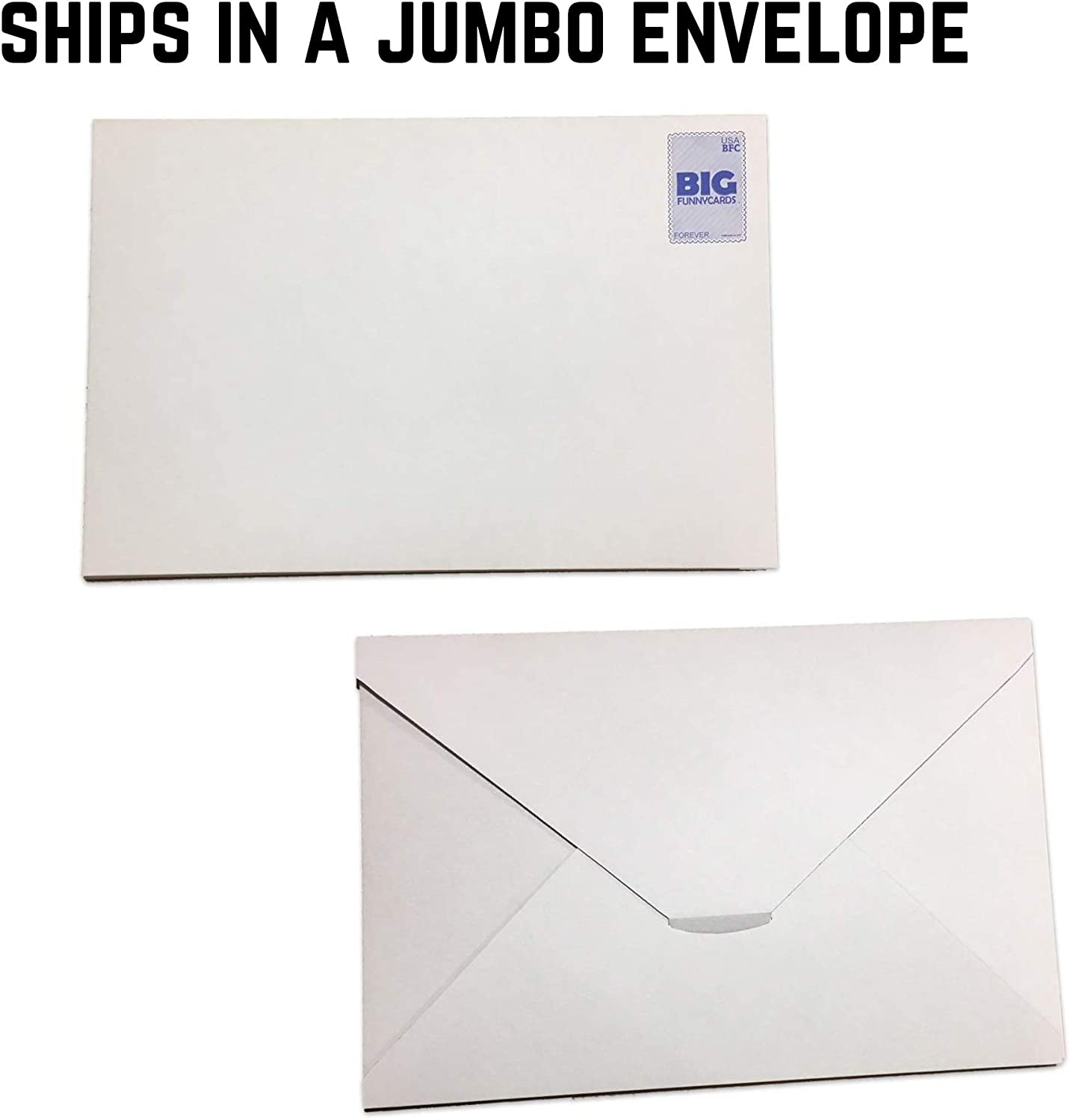 Jumbo greeting card envelope