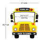 Bus Shaped Back to School Selfie Frame - 1st Day of School Photo Prop