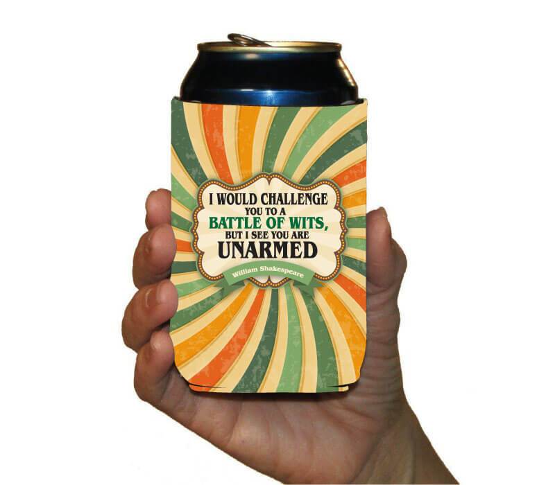 Funny Can cooler perfect for holiday gifts